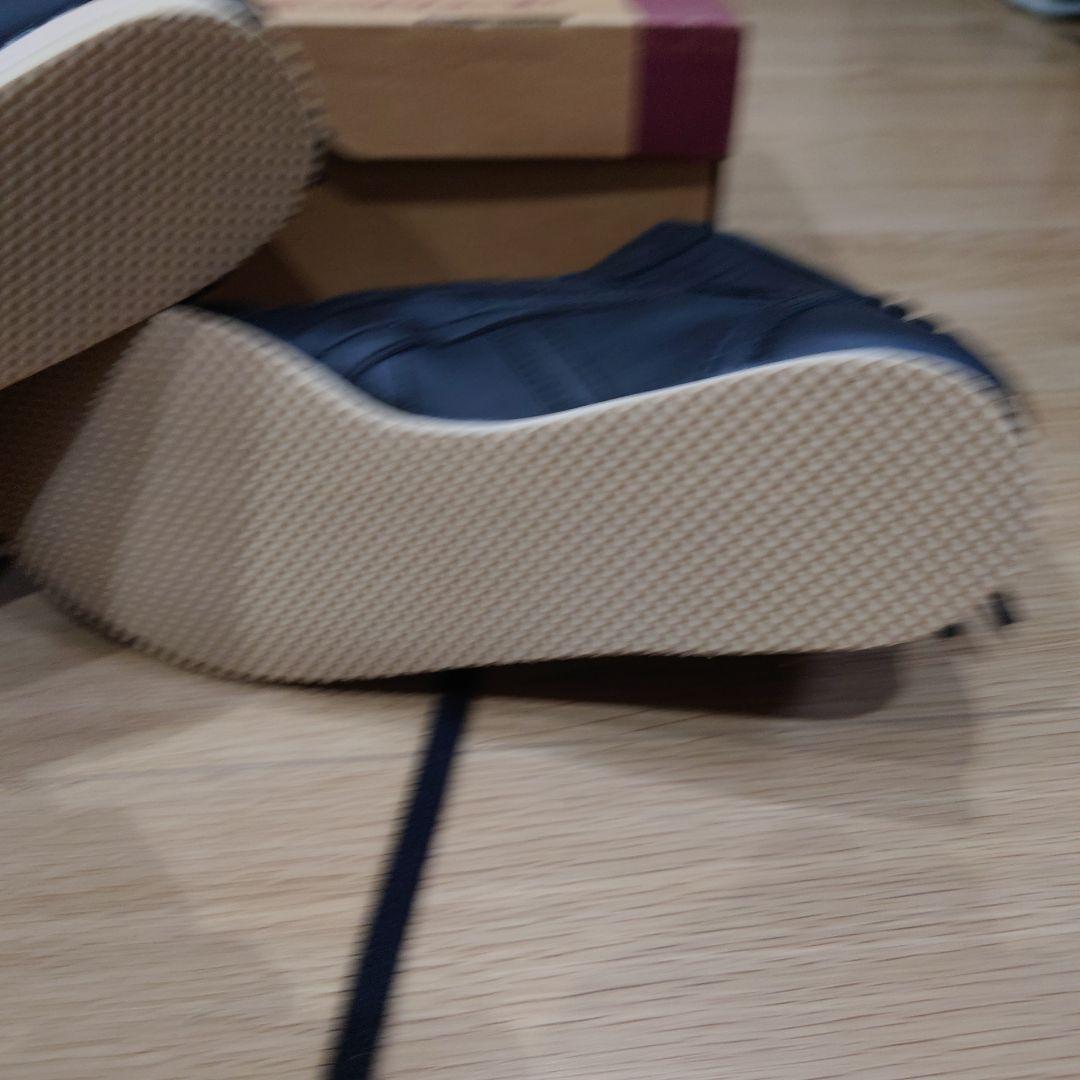 オニツカOnitsuka Tiger MEXICOフリンジ付黒24.5箱有未使用