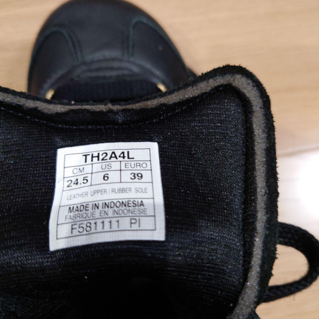 オニツカOnitsuka Tiger MEXICOフリンジ付黒24.5箱有未使用