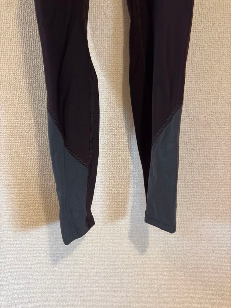 velocioベロシオパッド付き裏起毛ビブタイツ ブラウン