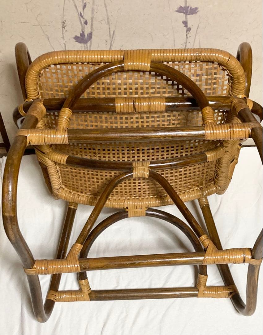エトセトラ！【アンティーク】 籐ラタン チェア①