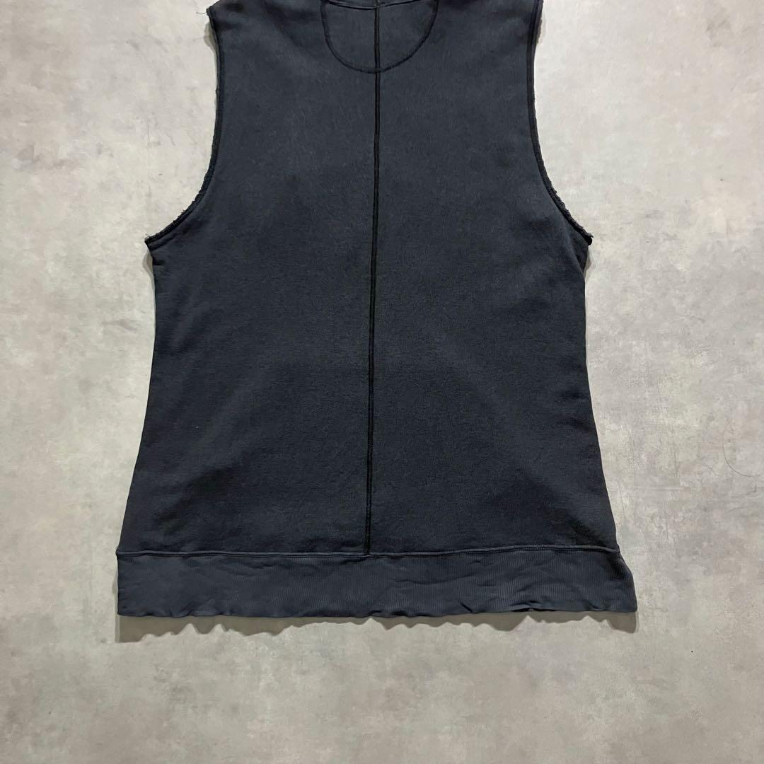 ダイエットブッチャースリムスキン ノースリーブ フード ベスト パーカー y2k