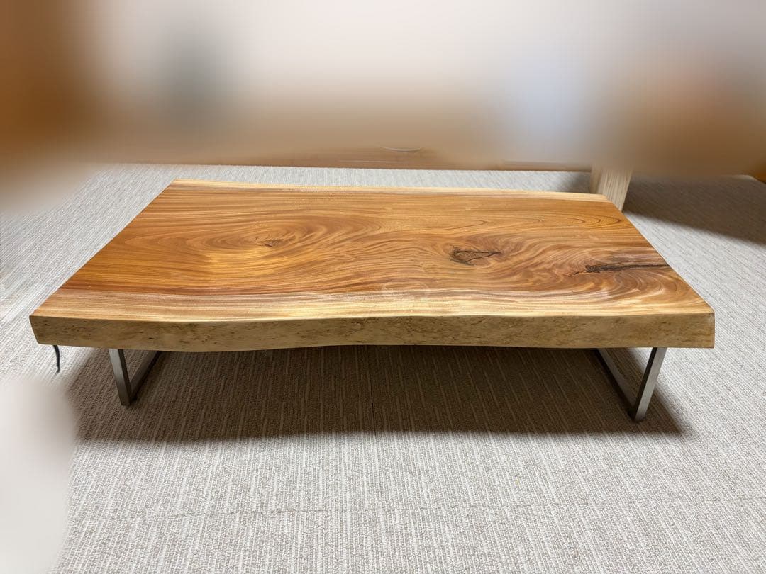 無垢材ローテーブル