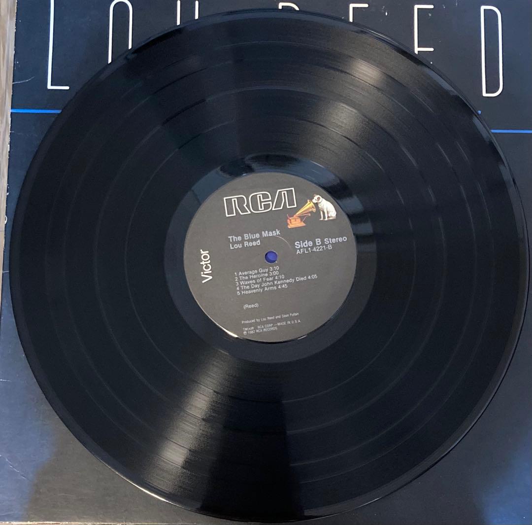 稀少USオリジナル1stブルーマスクLou Reedルーリードレコード