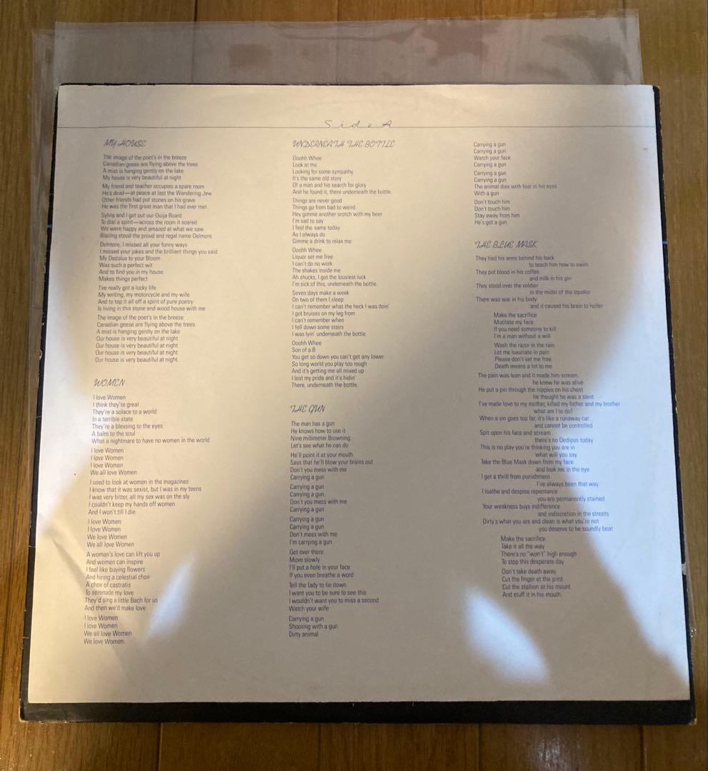 稀少USオリジナル1stブルーマスクLou Reedルーリードレコード