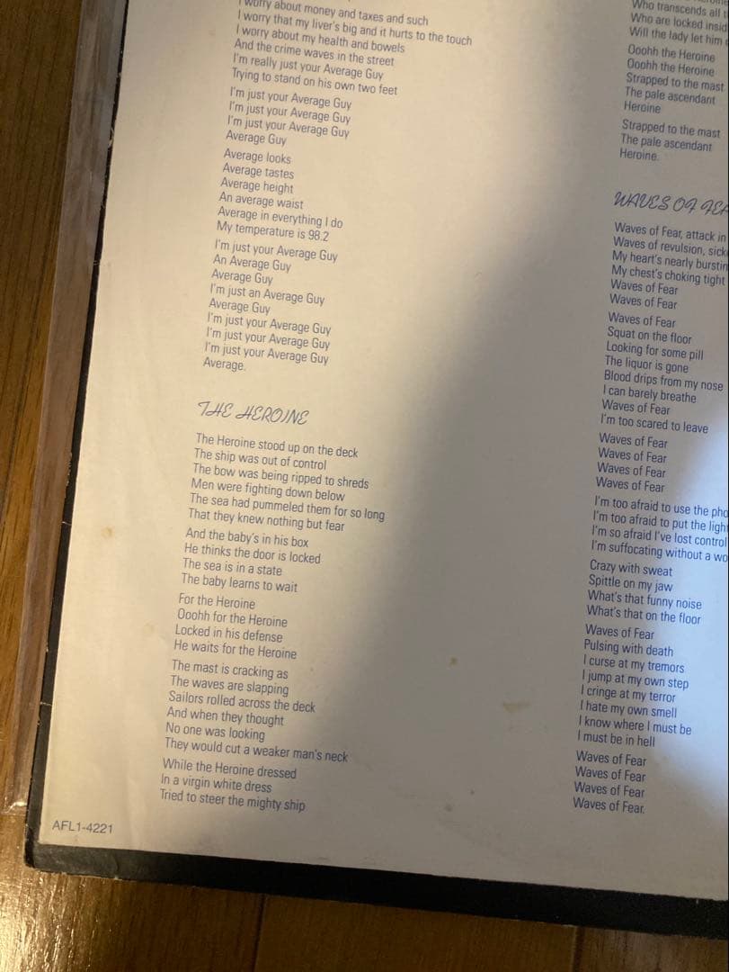 稀少USオリジナル1stブルーマスクLou Reedルーリードレコード