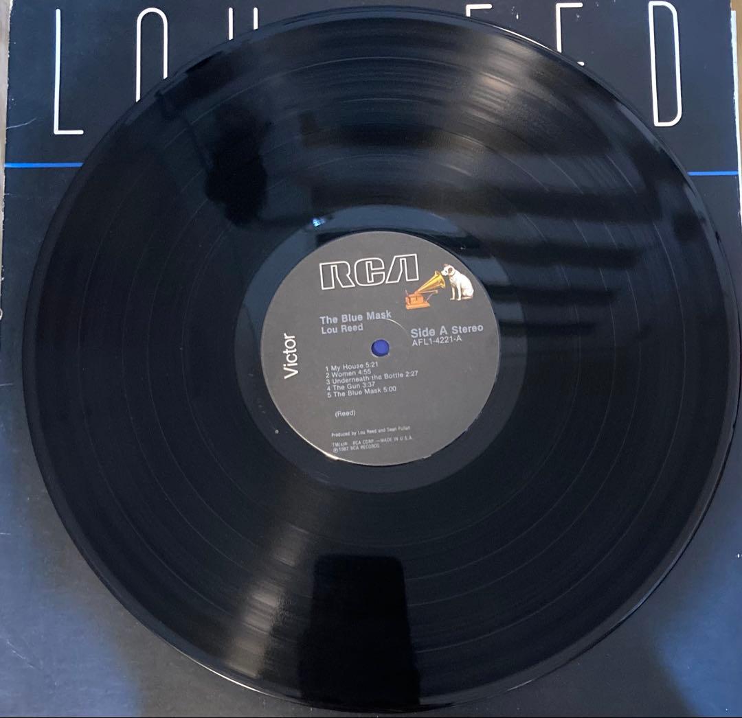 稀少USオリジナル1stブルーマスクLou Reedルーリードレコード