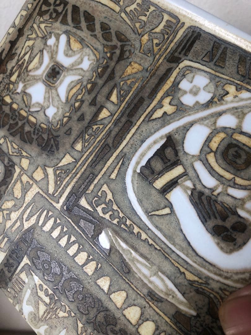 ロイヤルコペンハーゲン バッカ　スクエア　フラワーベース