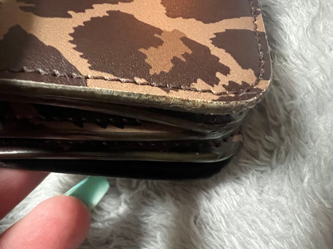 BALENCIAGA ヒョウ柄 三つ折り財布