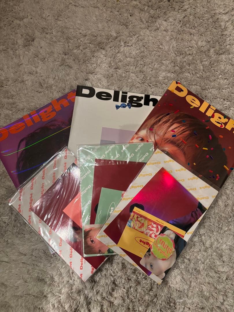 EXO BAEKHYUN 【Delight】アルバム 3種 トレカポスター付き