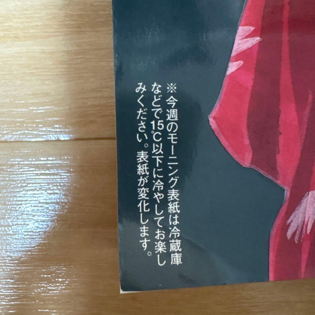 週間モーニング 2006年9月7日　バガボンド表紙　15℃以下で変化