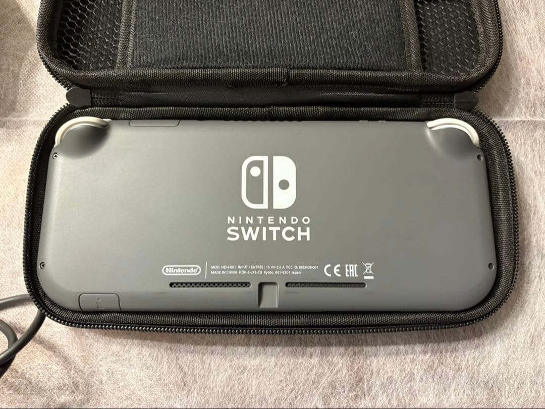 任天堂Switch Lite グレー　ケース&充電器　付き
