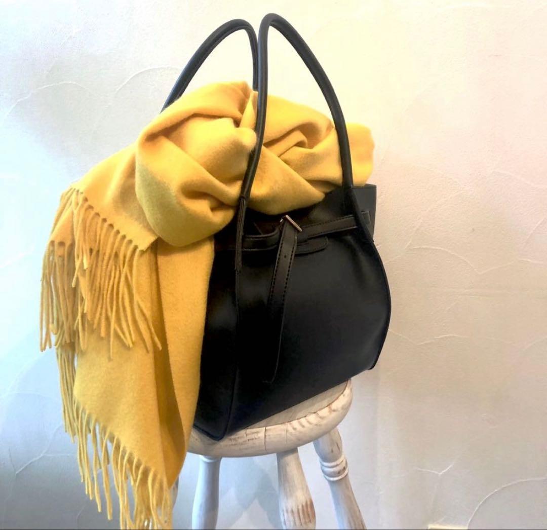 極上カシミヤ100%☆大判 ストール☆ ミモザ