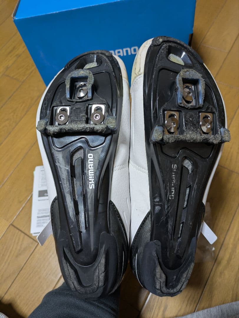 SHIMANO SPD-SL シューズ、ペダル、クリート、グリスのセット