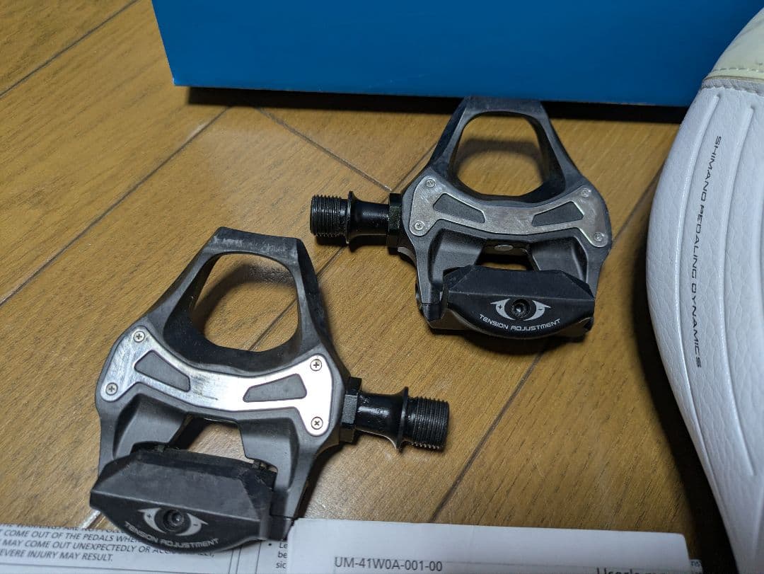 SHIMANO SPD-SL シューズ、ペダル、クリート、グリスのセット