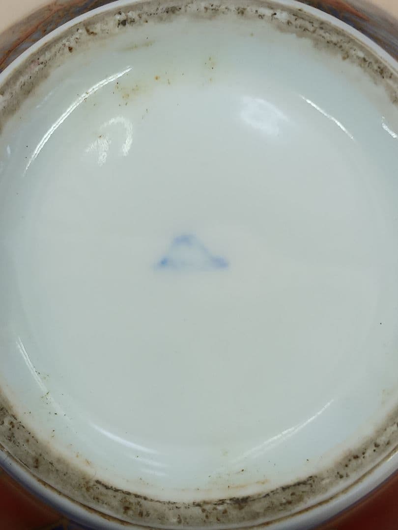 時代物　オールド深川　 深川製磁　花鳥図　染付　色絵　金彩　小壺　 花瓶　 花入