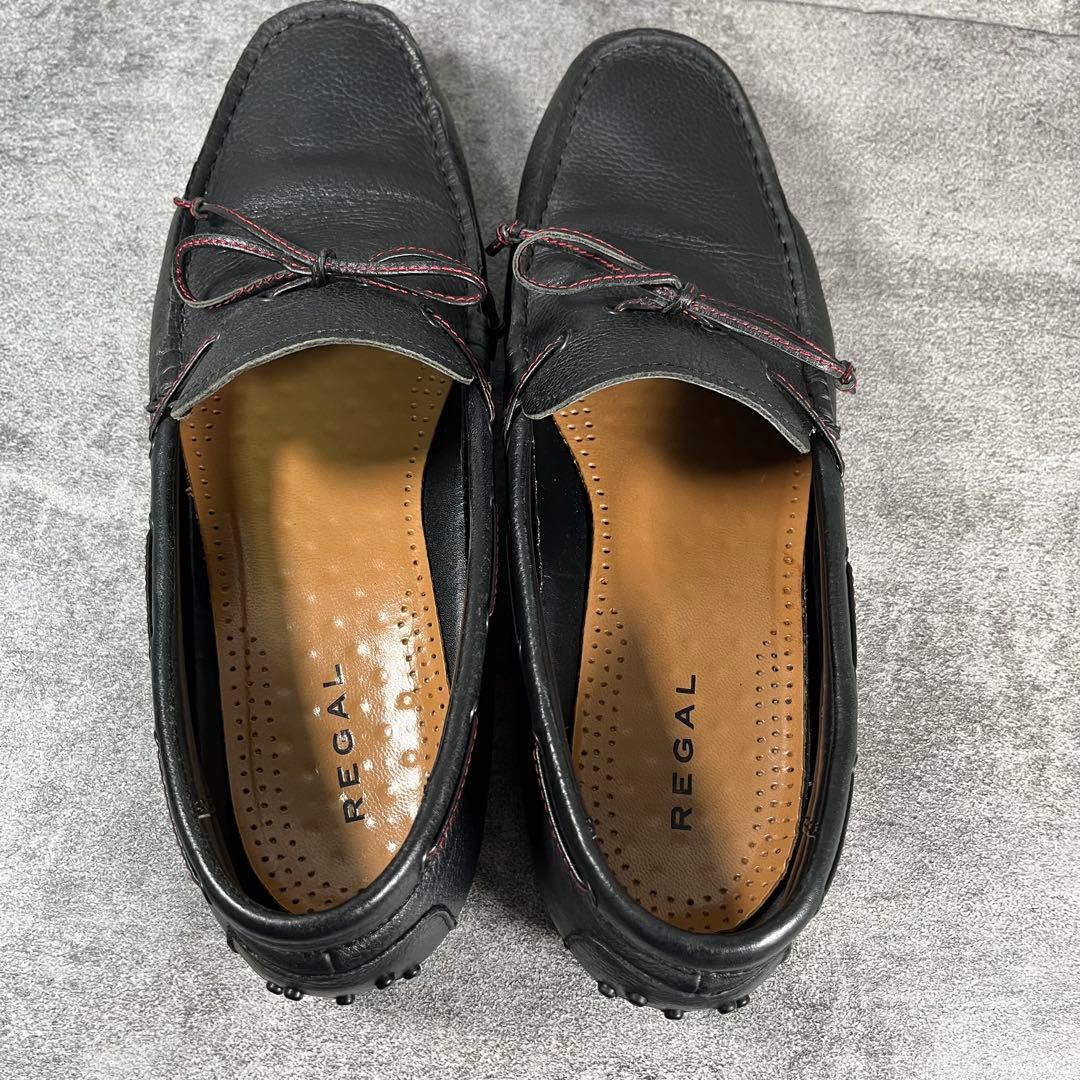 美品✨リーガル リボンスリッポン ドライビングシューズ ローファー 27cm