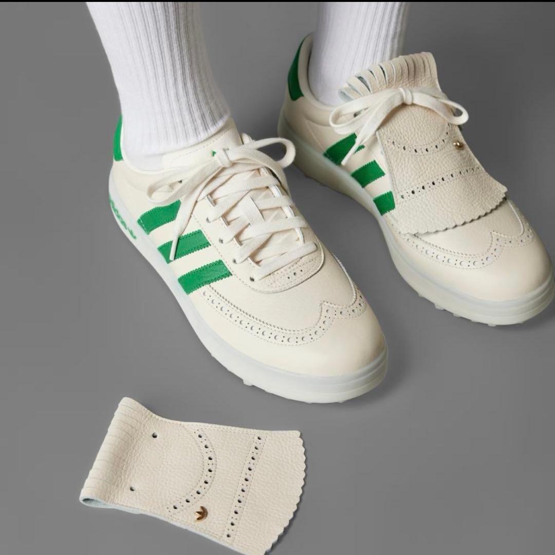 adidas アディダス ゴルフ コースカップ 26.5cm 白×緑 新品未使用