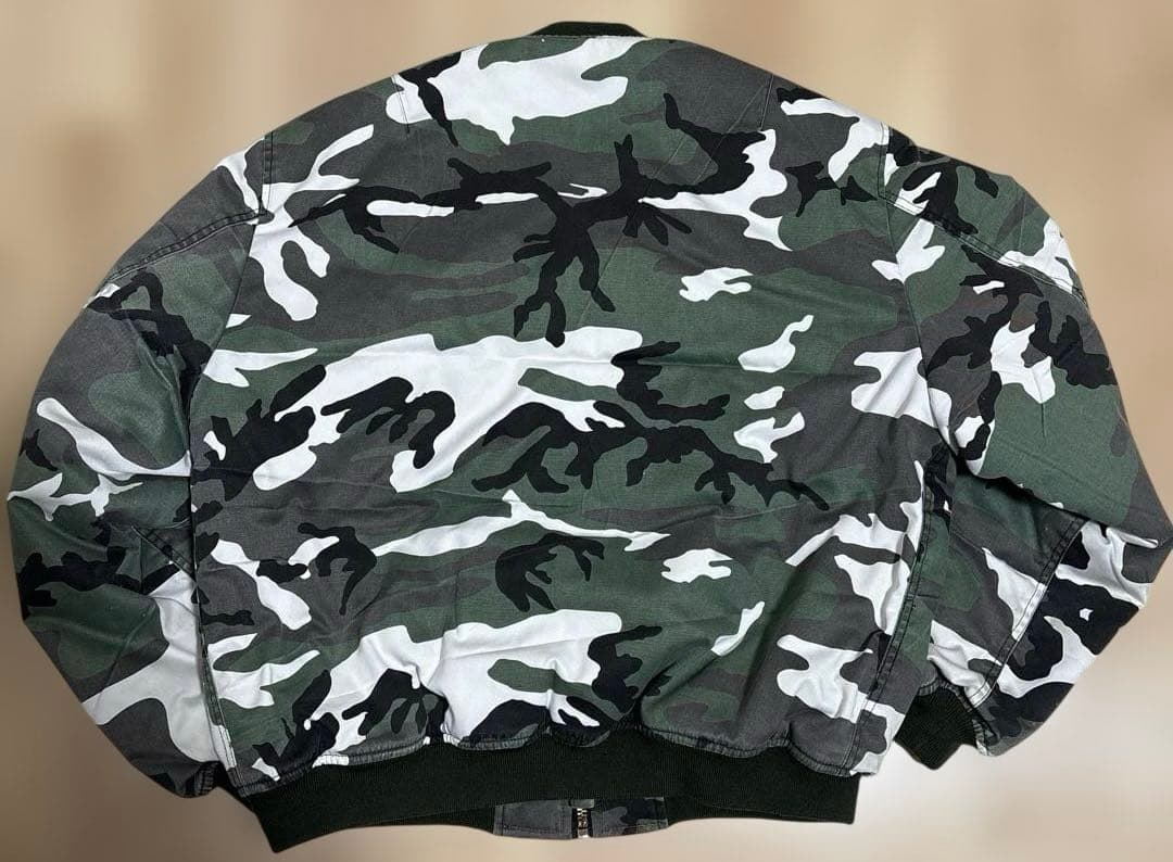 Fostex garments アーバンカモ MA-1 迷彩　中綿