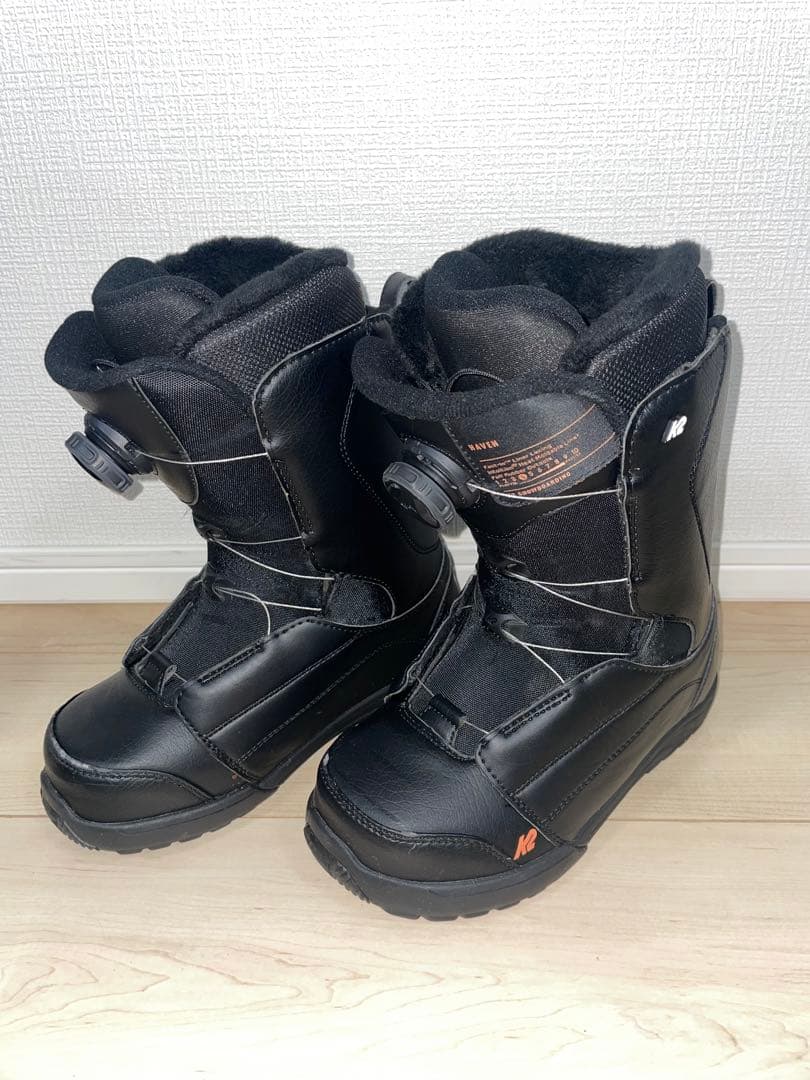 K2 スノーボードブーツ ブラック 収納バッグ付き