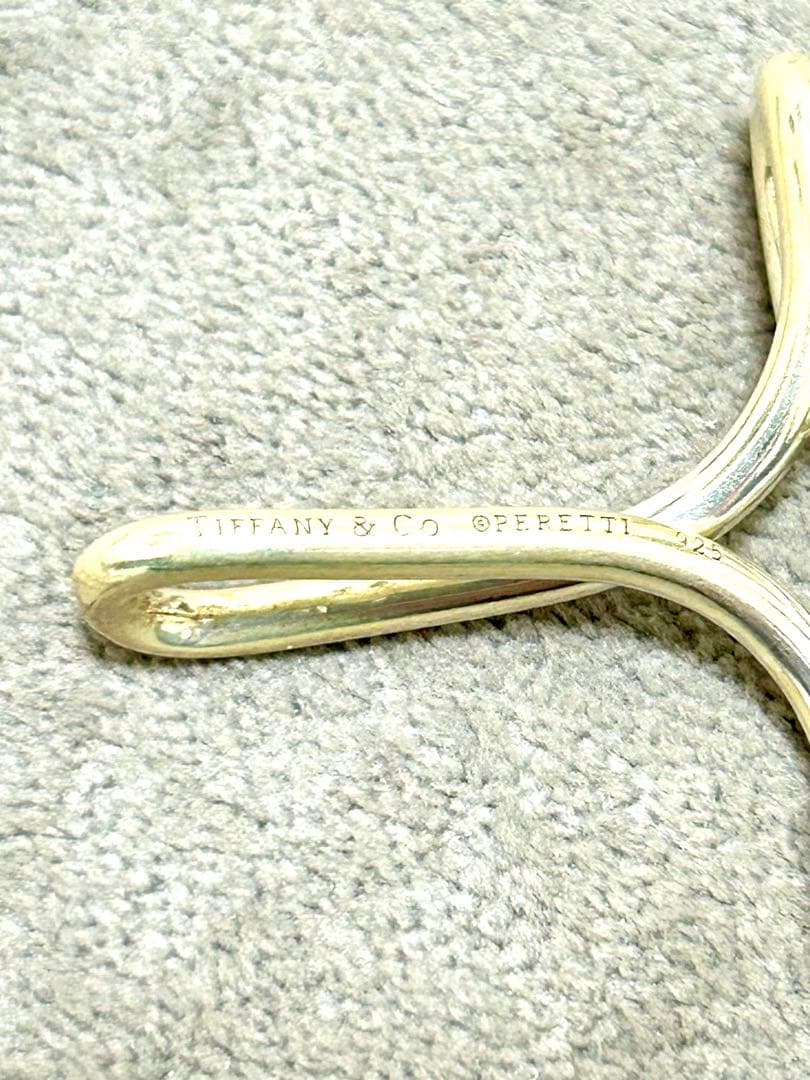 ティファニー　ラージ　オープンクロス　ネックレス　シルバー925