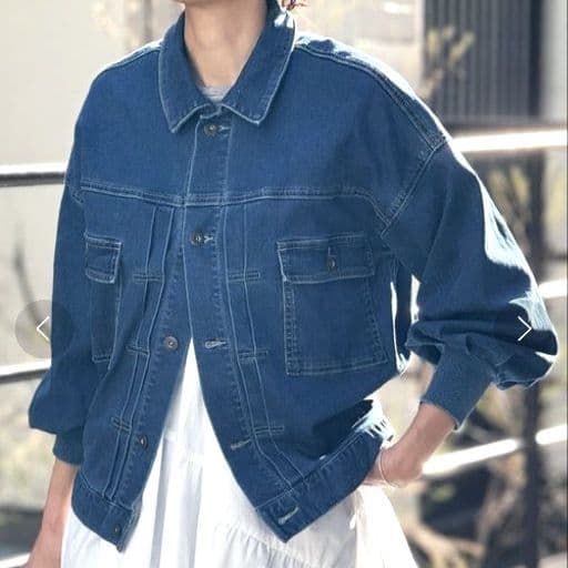 BEARDSLEY ビアズリー 袖パフ Gジャン デニムジャケット パフスリーブ