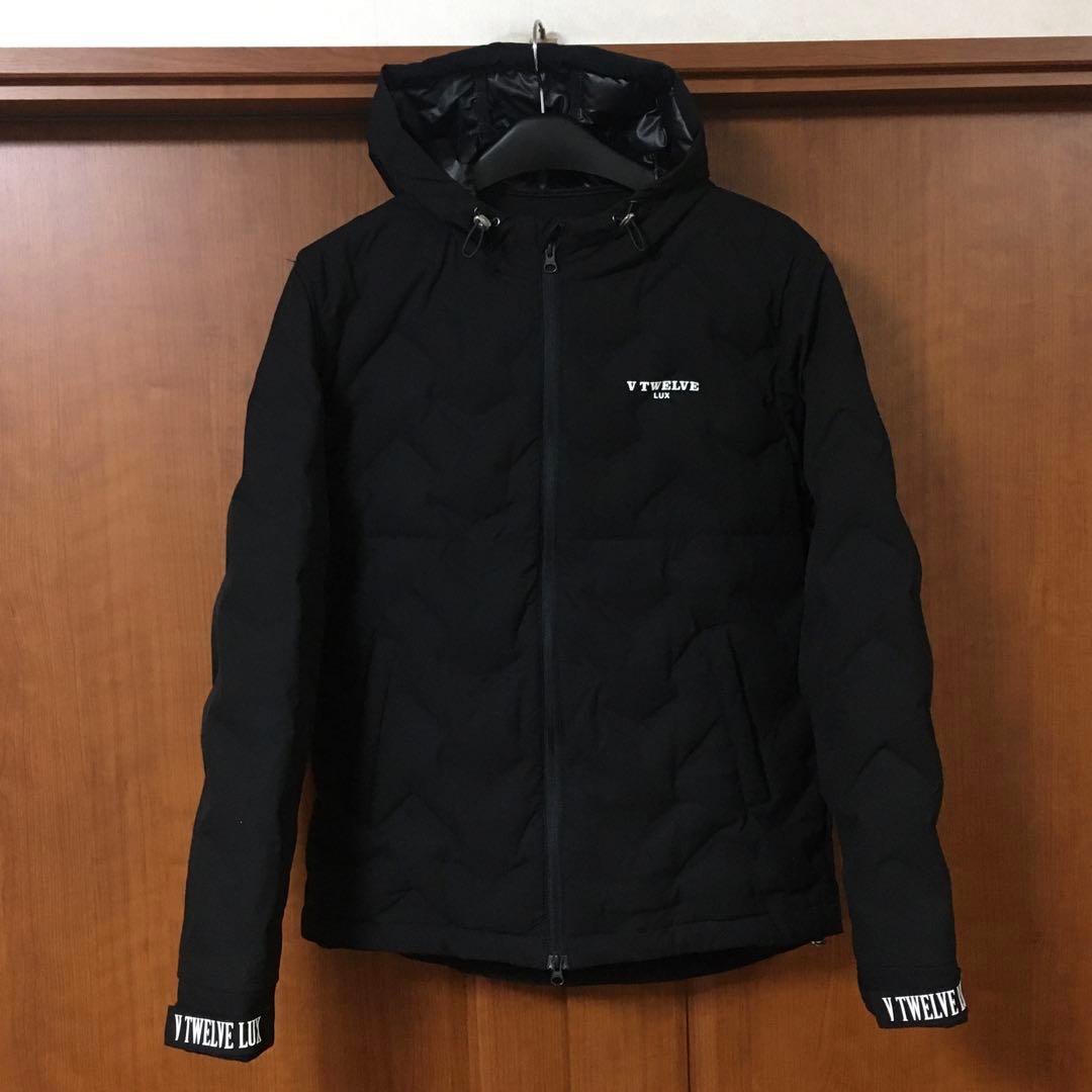 良品　V12　ダウン　XL　黒　ヴィトゥエルブ　ブイトゥエルブ　ダウン　ゴルフ