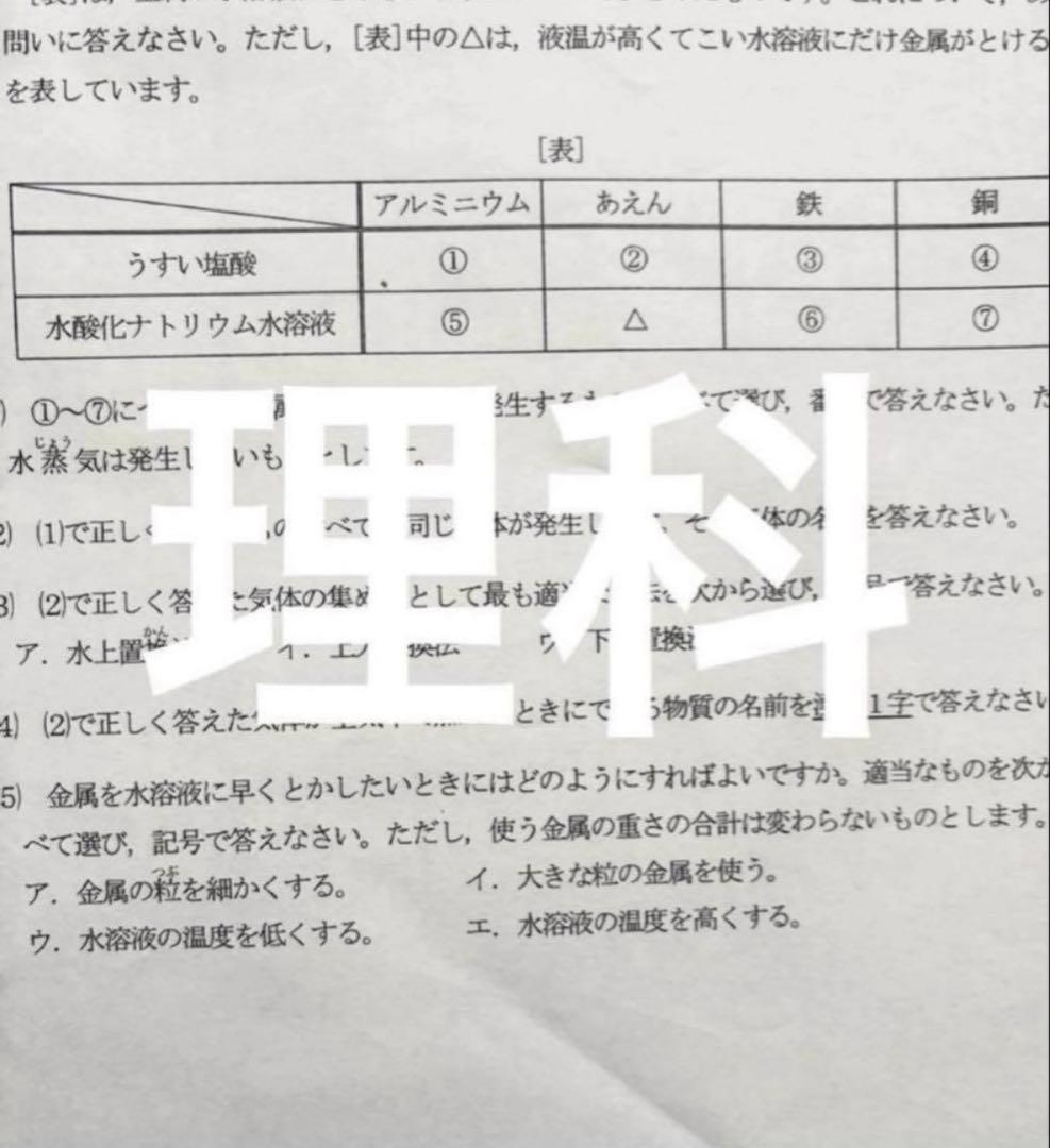 2025年度　浜学園　Sクラス　復習テスト 算数国語理科　実力〜No.39、