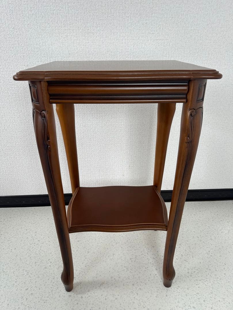 コーヒーテーブル 木製 花台 電話台 サイドテーブル ナイトテーブル ※i4※