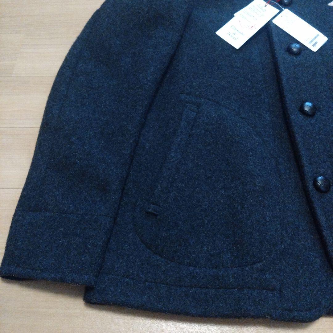 【新品】DANTON ウール カバーオールコート ダークグレー 42