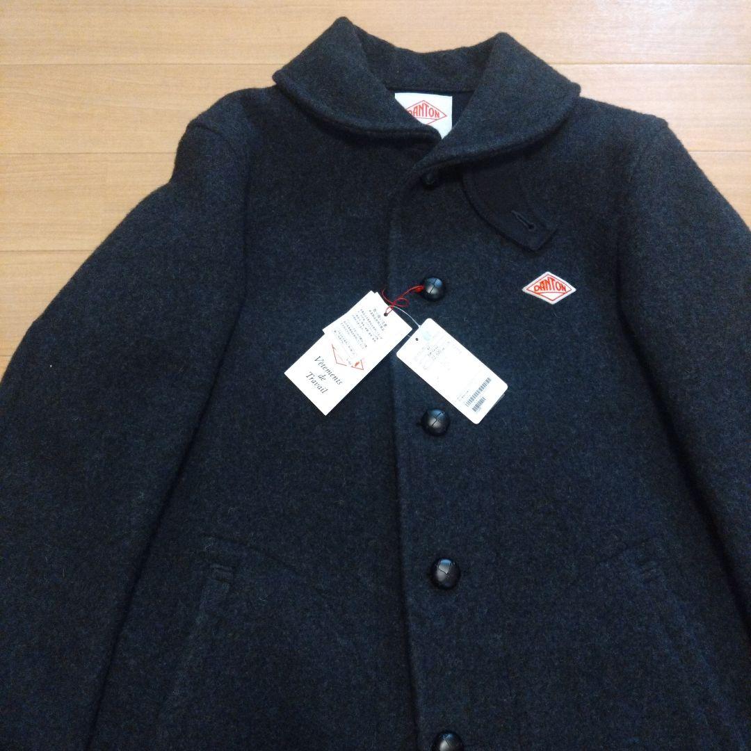 【新品】DANTON ウール カバーオールコート ダークグレー 42