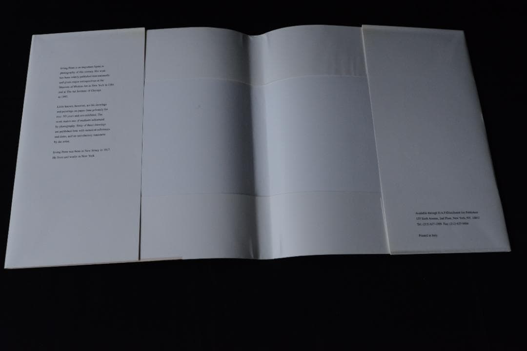 【Drawings：Irving Penn】Irving Penn1999年初版