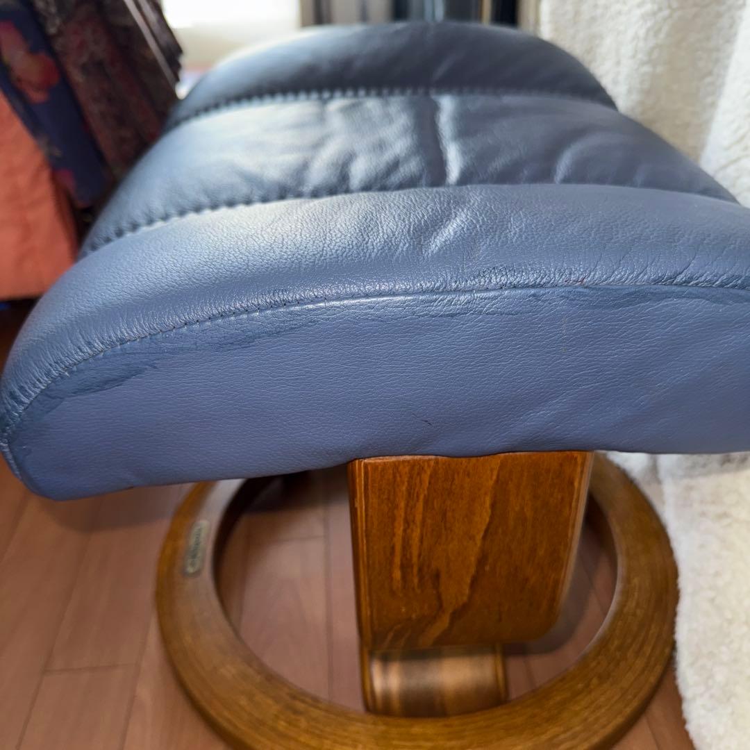 EKORNES エコーネスオットマン　 ブルー