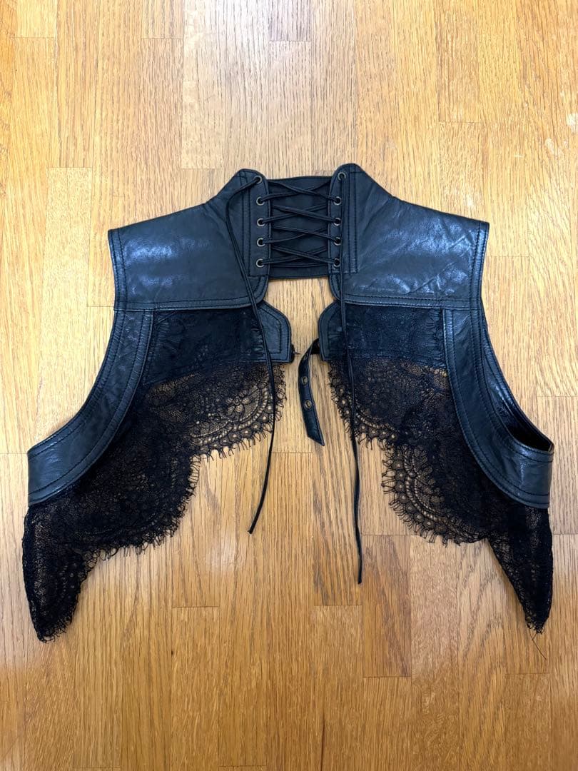 シェアースピリット　シープレザーベスト／ジレ