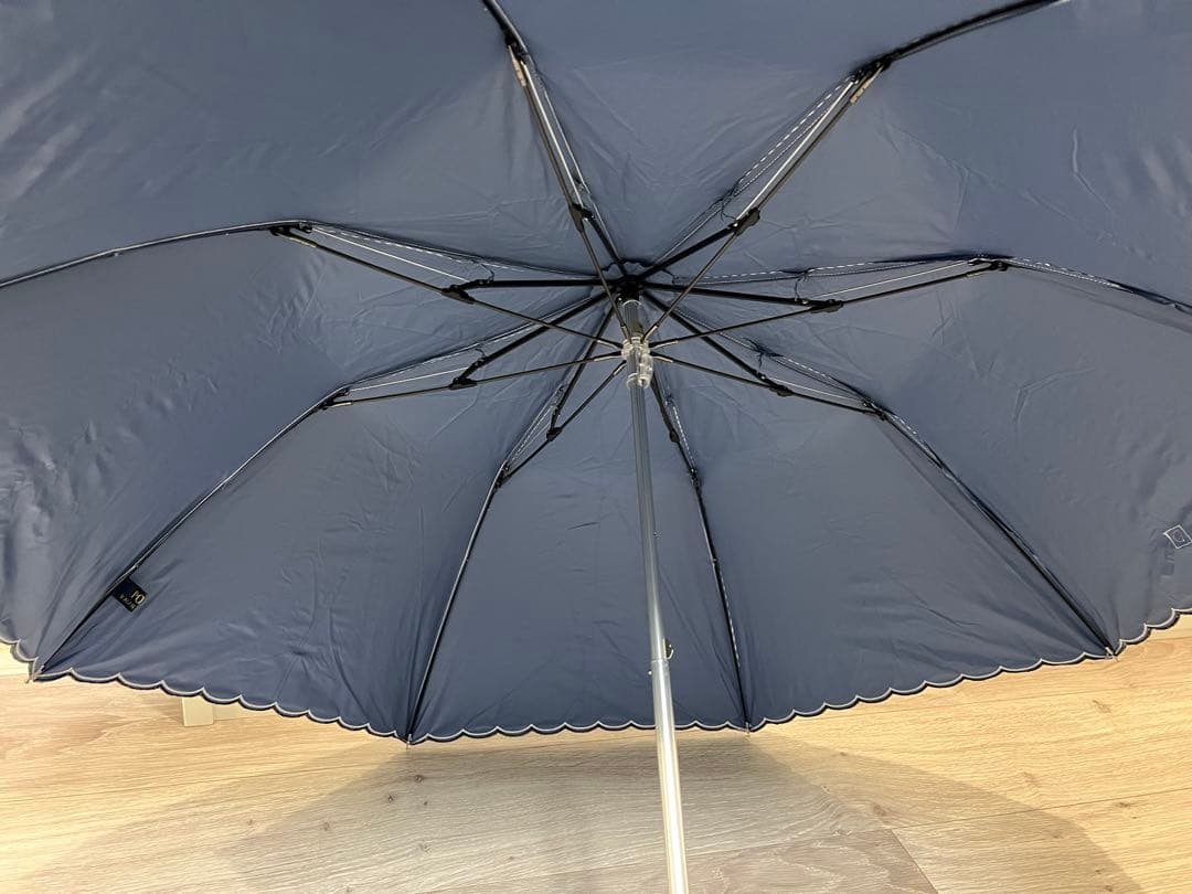 ポロラルフローレン　折りたたみ日傘 ストライプ柄