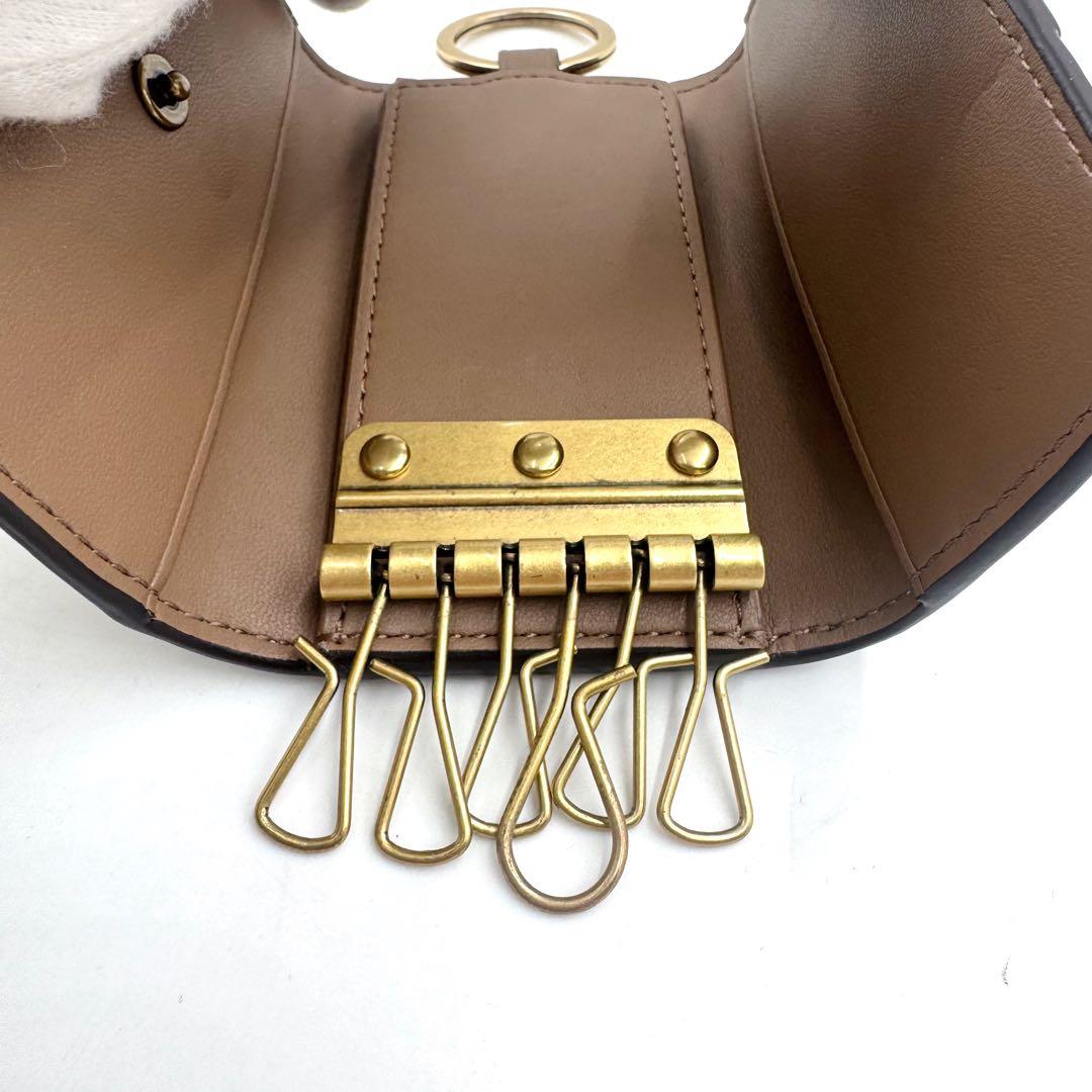 ✨極美品✨COACH エッセンシャル ホース 6連 キーケース アンド リング