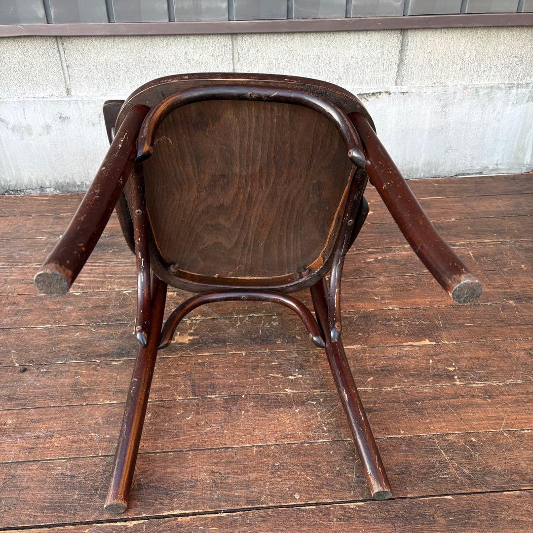③ルーマニア製 ヴィンテージ ベントウッドチェア アームチェア 曲木椅子 古家具