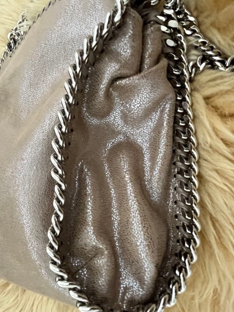 美品　ステラマッカートニー　ファラベラミニ　ベージュ