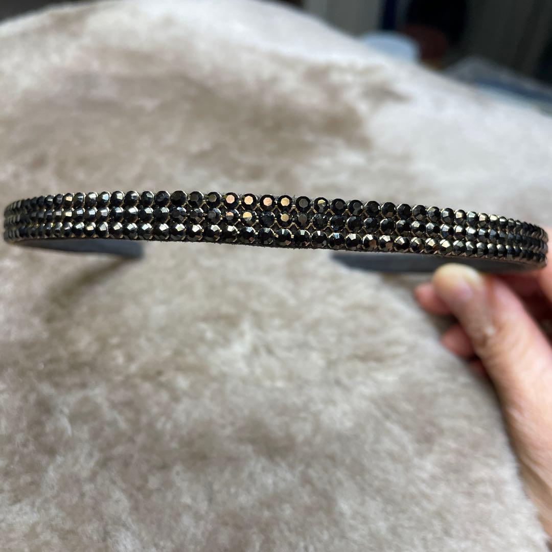 acca ブラウンストーン装飾 ヘアバンド