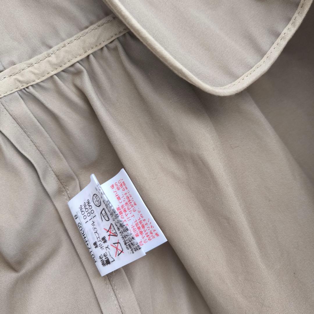 極美品　ピンクハウス　フリルトレンチコート　ロングコート　アウター