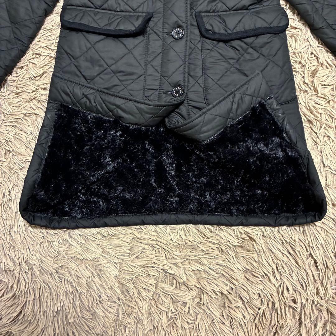 【最上級】マッキントッシュ スコットランド 英国製 キルティング ボア コート