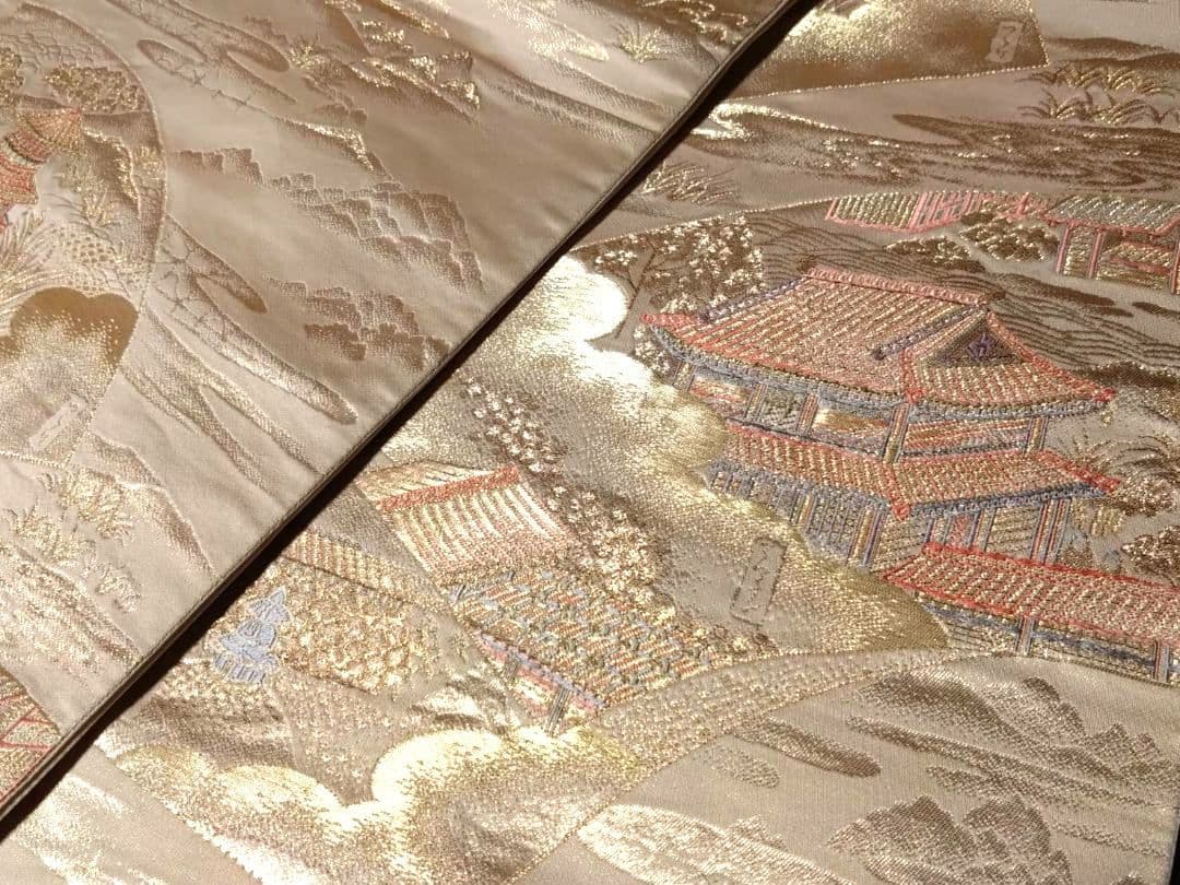 B176★刺繍等高級袋帯12本まとめ売り★着用/着物/付下げ訪問着等/リメイク★