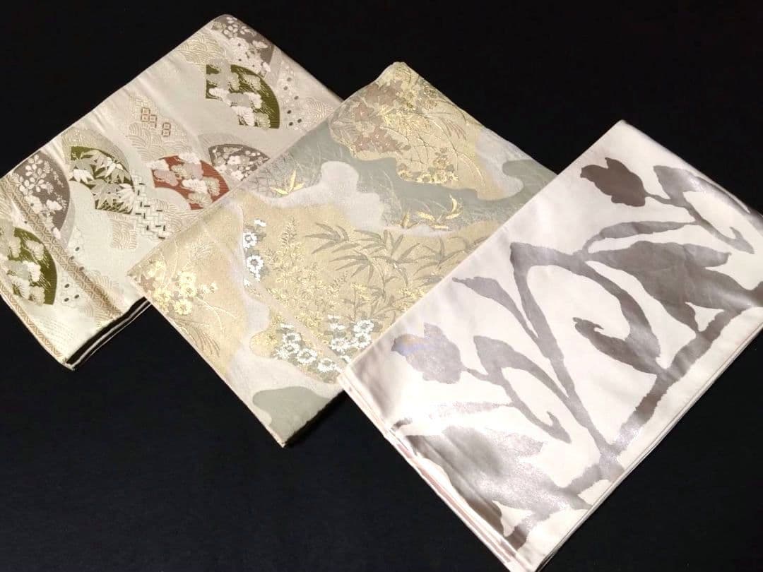 B176★刺繍等高級袋帯12本まとめ売り★着用/着物/付下げ訪問着等/リメイク★