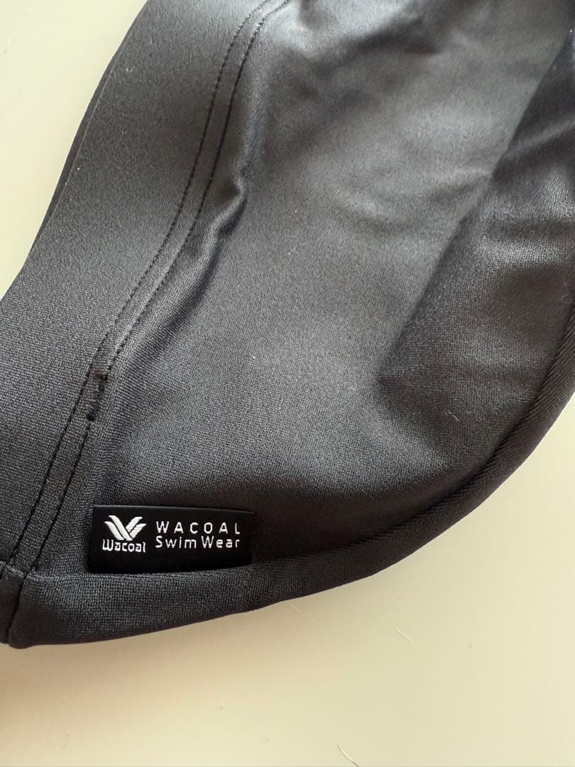 ワコールフィットネス水着(上下)15L &スイムキャップ　未使用