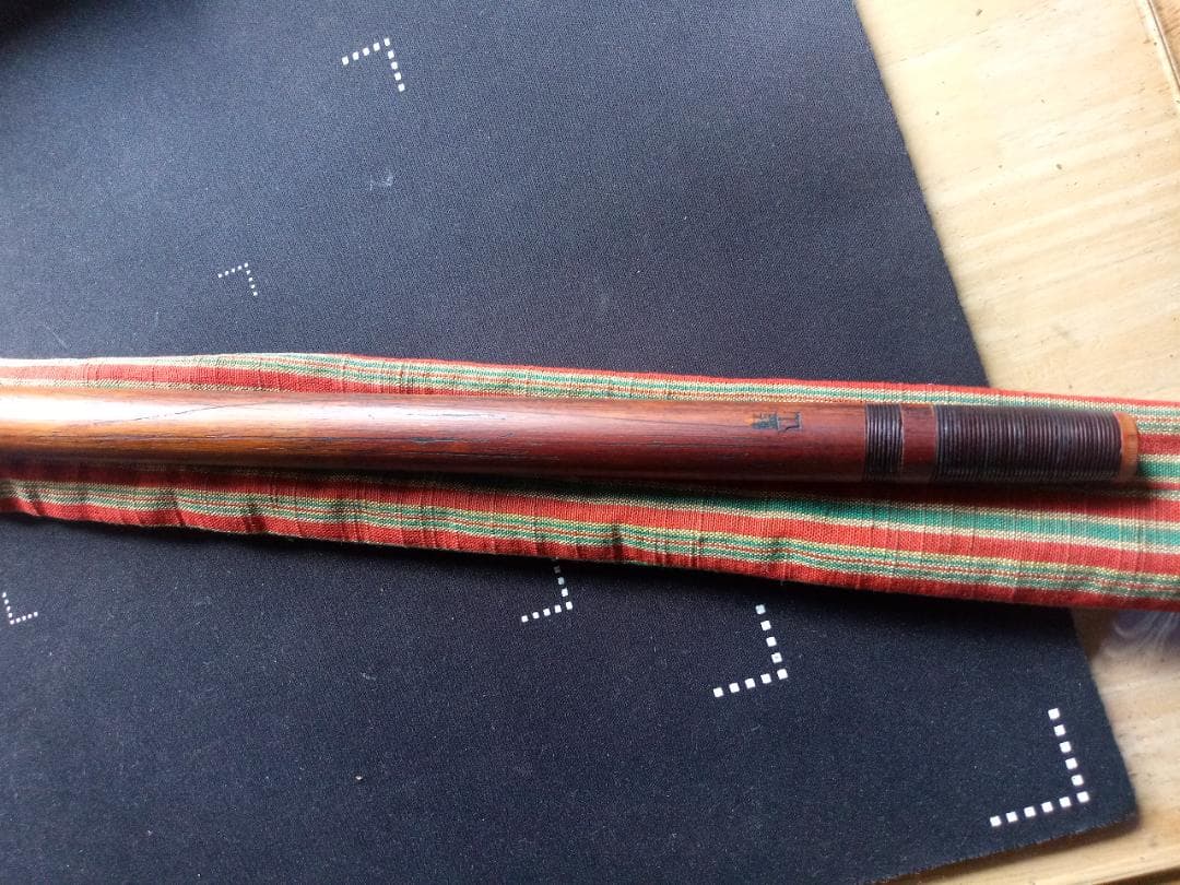 ryohan本煤竹製篠笛　笛師藍山 七上調子