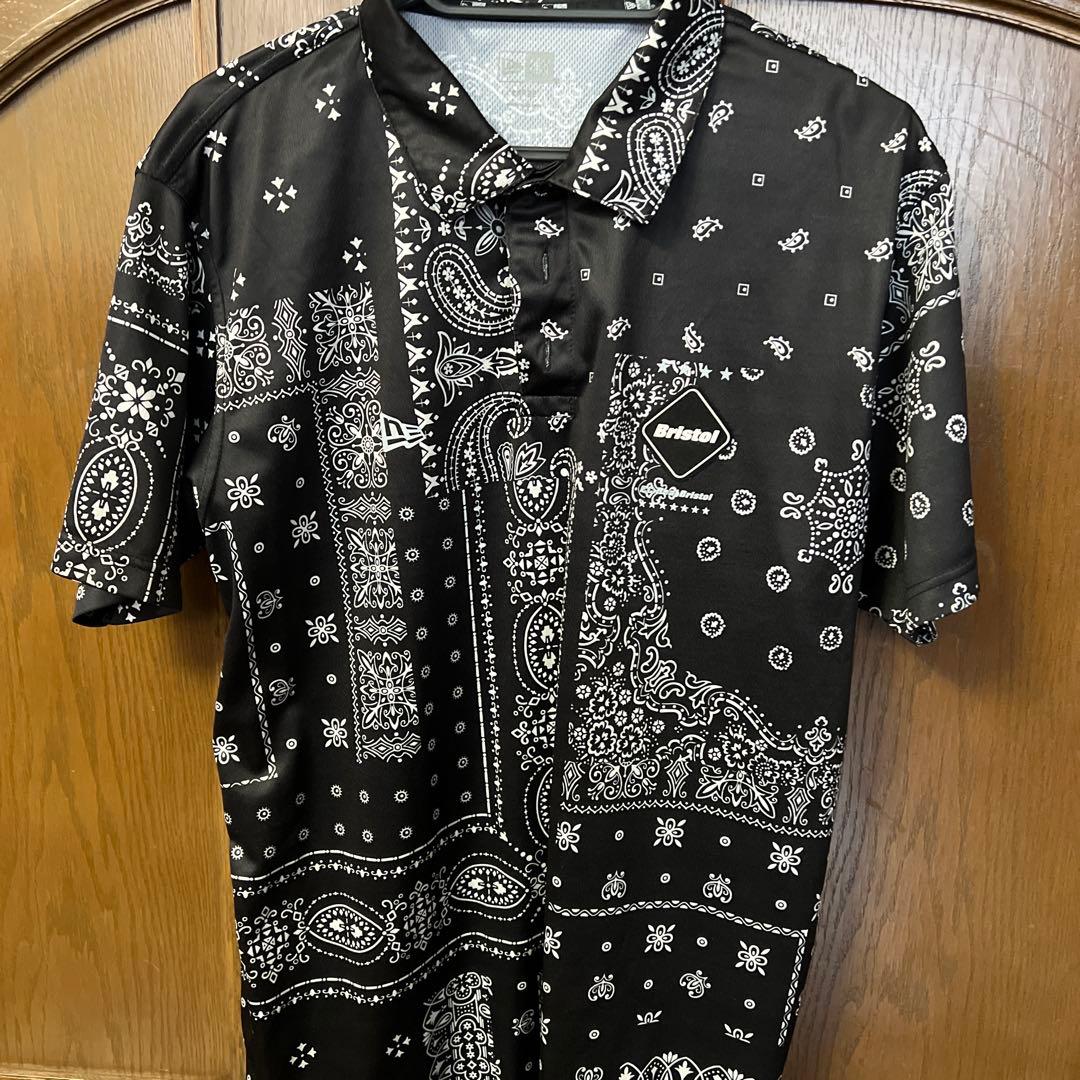 fcrb ニューエラ　バンダナ柄　ポロシャツ