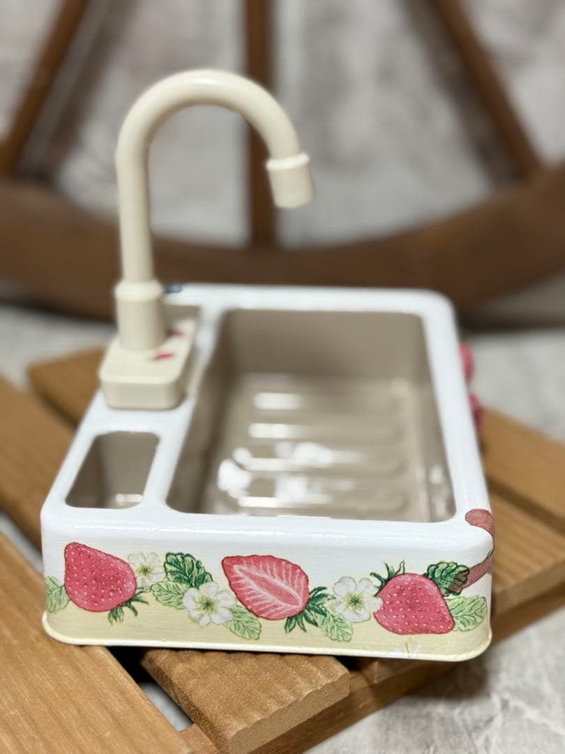 サイドテーブル※木製引き出しBOX※シンク型プランター※樹脂粘土※デコパージュ