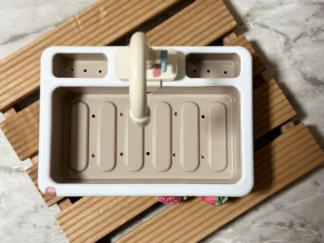 サイドテーブル※木製引き出しBOX※シンク型プランター※樹脂粘土※デコパージュ