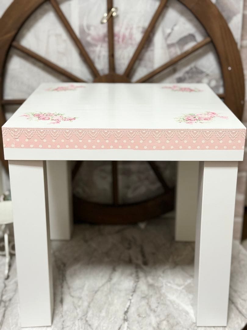 サイドテーブル※木製引き出しBOX※シンク型プランター※樹脂粘土※デコパージュ