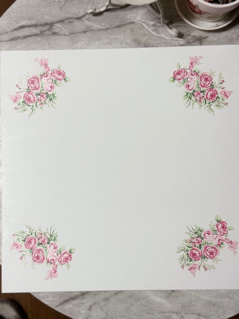 サイドテーブル※木製引き出しBOX※シンク型プランター※樹脂粘土※デコパージュ