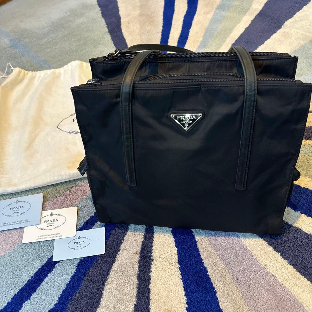 ☆プラダ☆PRADA ショルダーバッグ トートバッグ TESSUTO TREND